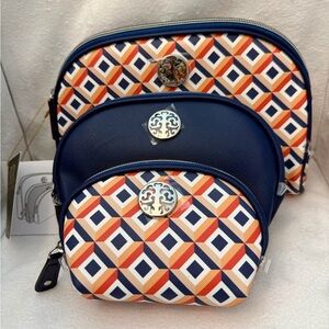 set of three RIKA cosmetic bags.